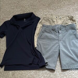 Cat & Jack Gray and Tan Shorts Set